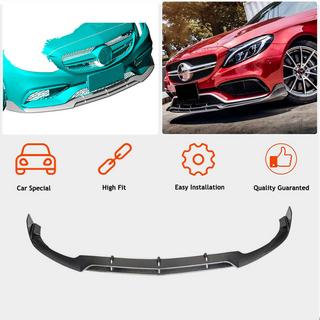 Nakładka Zderzaka Przedniego Lip V4 do SD C63 AMG 2015-2019 Carbon zdjęcia 3