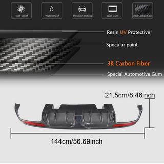 Dyfuzor Tylnego Zderzaka V2 do SD C43/C63 AMG 2015-2019 Carbon zdjęcia 3
