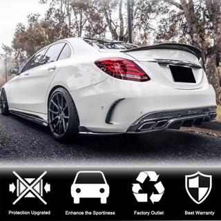 Nakładki Flap na tylny zderzak do SD C43/C63 AMG 2015-2019 Carbon zdjęcia 2