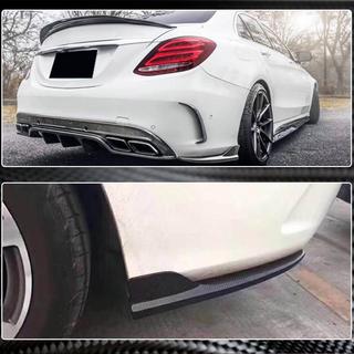 Nakładki Flap na tylny zderzak do SD C43/C63 AMG 2015-2019 Carbon zdjęcia 3