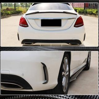 Nakładki na tylny zderzak do SD C43/C63 AMG 2015-2019 Carbon zdjęcia 4