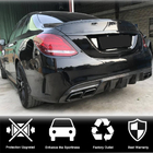 Mercedes C-class W205 2014-2021 Dyfuzor tylnego zderzaka V3 do SD C43/C63 AMG 2015-2019 Carbon zdjęcia 2