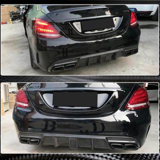 Dyfuzor tylnego zderzaka V3 do SD C43/C63 AMG 2015-2019 Carbon Mercedes C-class W205 2014-2021 zdjęcia 3