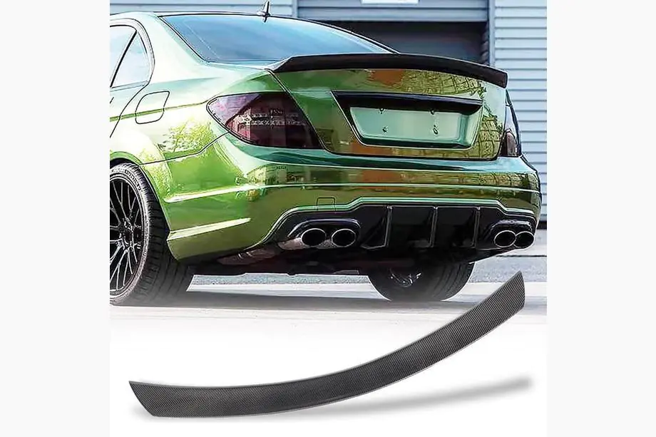 Mercedes C-class W204 2007-2015 Spoiler SD V2 (Carbon) Image