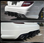Mercedes C-class W204 2007-2015 Spojler z dyfuzorem tylnego zderzaka do C63 AMG 2012-2014 Carbon zdjęcia 3