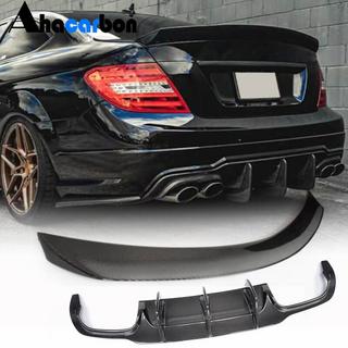 Spojler z dyfuzorem tylnego zderzaka do C63 AMG 2012-2014 Carbon zdjęcia 1