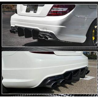 Spojler z dyfuzorem tylnego zderzaka do C63 AMG 2012-2014 Carbon zdjęcia 3