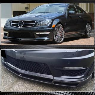 Nakładka Zderzaka Przedniego Lip V1 do AMG 2012-2014 Carbon zdjęcia 4