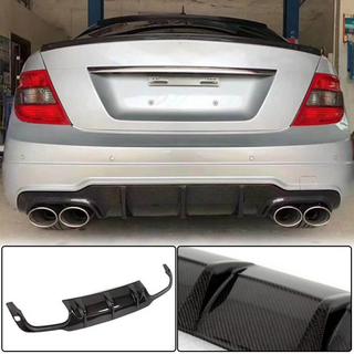Dyfuzor Tylnego Zderzaka V1 do AMG SD/Coupe 2012-2014 Carbon Mercedes C-class W204 2007-2015 zdjęcia 1