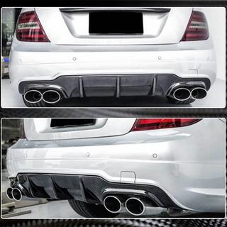 Dyfuzor Tylnego Zderzaka V1 do AMG SD/Coupe 2012-2014 Carbon Mercedes C-class W204 2007-2015 zdjęcia 4