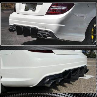 Dyfuzor tylnego zderzaka V2 do AMG SD/Coupe 2012-2014 Carbon Mercedes C-class W204 2007-2015 zdjęcia 3