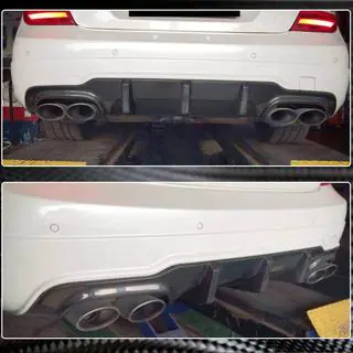 Dyfuzor Tylnego Zderzaka V3 do AMG SD/Coupe 2012-2014 Carbon zdjęcia 3
