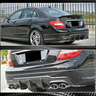 Dyfuzor Tylnego Zderzaka V3 do AMG SD/Coupe 2012-2014 Carbon Mercedes C-class W204 2007-2015 zdjęcia 4