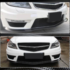 Mercedes C-class W204 2007-2015 Nakładka na przedni zderzak Lip V2 (do AMG 2012-2014, Suchy Carbon) zdjęcia 4