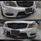 Mercedes C-class W204 2007-2015 Nakładka na Przedni Zderzak Lip V3 (do AMG 2012-2014, Carbon) zdjęcia 3