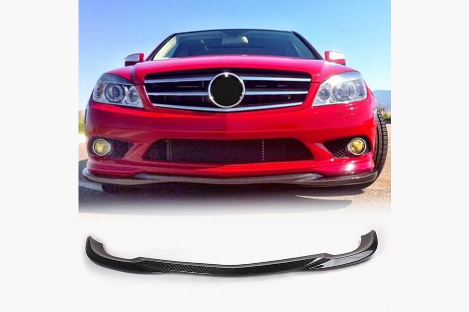 Mercedes C-class W204 2007-2015 Nakładka na przedni zderzak Lip (do AMG-Line 2008-2011, Carbon) Image