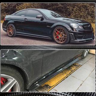 Progi Boczne (do AMG SD, Carbon) Mercedes C-class W204 2007-2015 zdjęcia 3