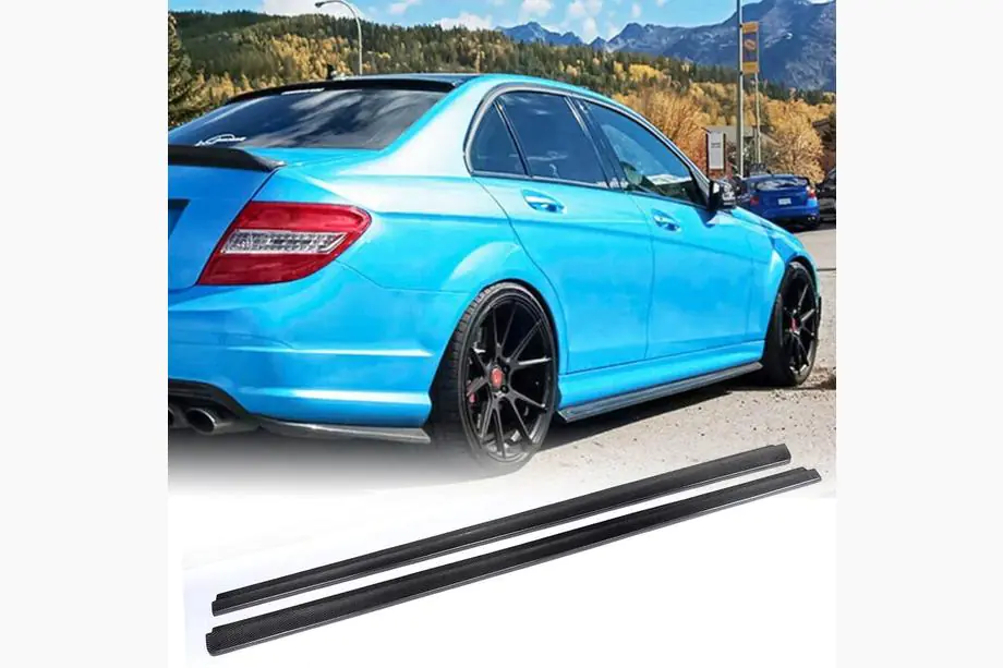 Mercedes C-class W204 2007-2015 Progi Boczne (do AMG SD, Carbon) Image