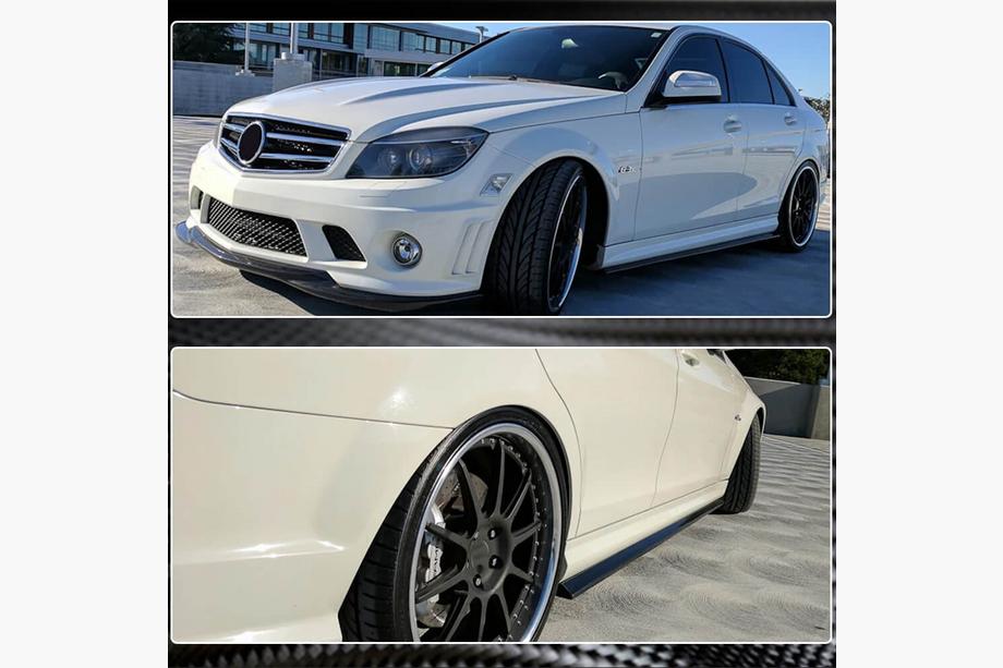 Mercedes C-class W204 2007-2015 Progi Boczne (do AMG SD, Carbon) Zdjęcia 4
