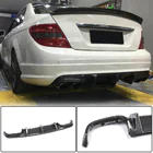 Mercedes C-class W204 2007-2015 Dyfuzor tylnego zderzaka V2 (do AMG SD 2008-2011, Carbon) zdjęcia 2