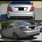 Mercedes C-class W204 2007-2015 Dyfuzor tylnego zderzaka V2 (do AMG SD 2008-2011, Carbon) zdjęcia 5