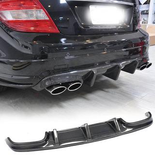 Dyfuzor tylnego zderzaka V2 (do AMG SD 2008-2011, Carbon) Mercedes C-class W204 2007-2015 zdjęcia 1