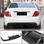 Mercedes C-class W204 2007-2015 Dyfuzor Tylnego Zderzaka V3 do AMG SD 2008-2011 Carbon zdjęcia 1