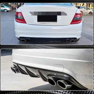 Dyfuzor Tylnego Zderzaka V3 do AMG SD 2008-2011 Carbon Mercedes C-class W204 2007-2015 zdjęcia 4