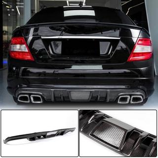 Dyfuzor tylnego zderzaka V4 (do AMG SD 2008-2011, Carbon) Mercedes C-class W204 2007-2015 zdjęcia 1