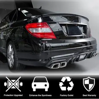 Dyfuzor tylnego zderzaka V4 (do AMG SD 2008-2011, Carbon) zdjęcia 2