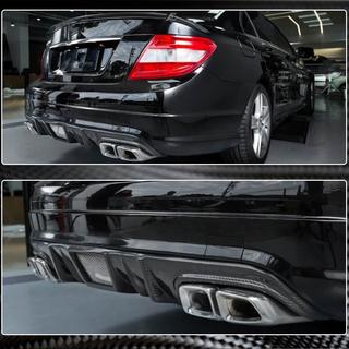 Dyfuzor tylnego zderzaka V4 (do AMG SD 2008-2011, Carbon) Mercedes C-class W204 2007-2015 zdjęcia 3