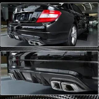 Dyfuzor tylnego zderzaka V4 (do AMG SD 2008-2011, Carbon) zdjęcia 3