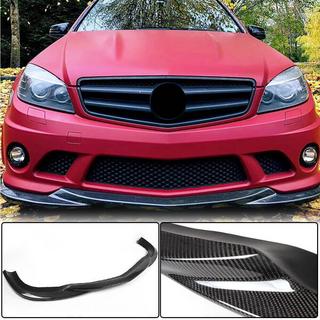Nakładka na przedni zderzak Lip V3 (do AMG 2008-2011, Carbon) Mercedes C-class W204 2007-2015 zdjęcia 1