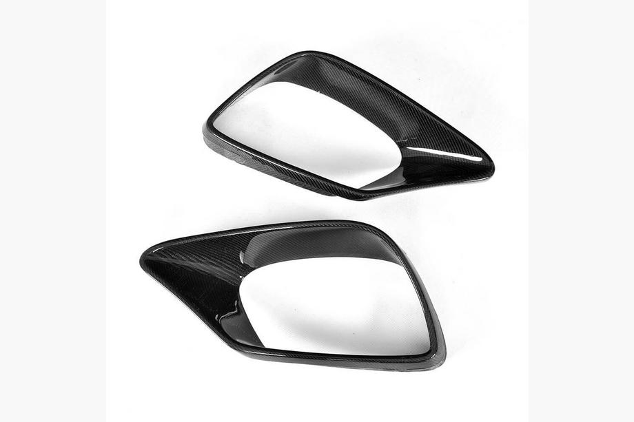 Mercedes S-class W222 2013-2022 Wstawki karbonowe zderzak przedni (do AMG 2016-2018) Zdjęcia 2