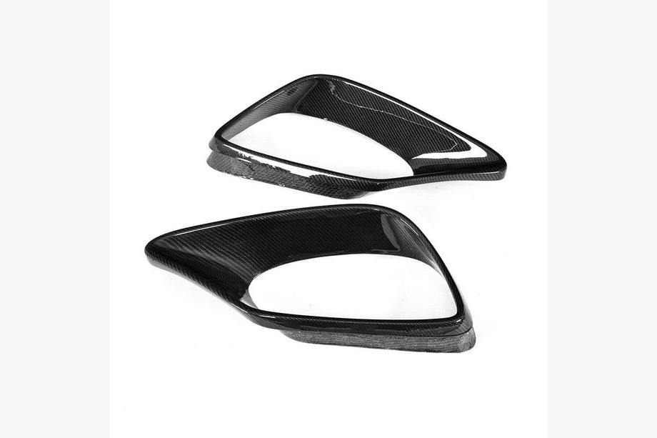 Mercedes S-class W222 2013-2022 Wstawki karbonowe zderzak przedni (do AMG 2016-2018) Zdjęcia 8