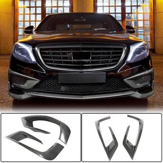 Nakładki na przedni zderzak V1 do S63 AMG 2014-2017 Carbon zdjęcia 1