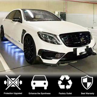 Nakładki na przedni zderzak V1 do S63 AMG 2014-2017 Carbon zdjęcia 3