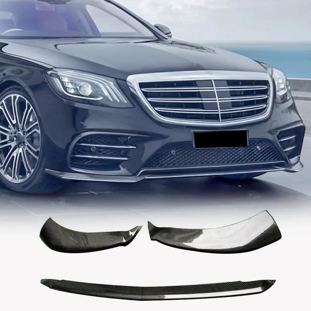 Nakładka na przedni zderzak Lip (do AMG-Line 2018-2022, Carbon) zdjęcia 1