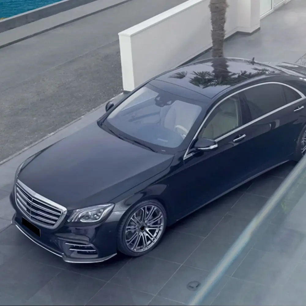 Nakładka na przedni zderzak Lip (do AMG-Line 2018-2022, Carbon) zdjęcia 3