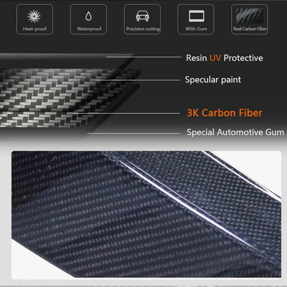 Nakładka na przedni zderzak Lip (do AMG-Line 2018-2022, Carbon) zdjęcia 4