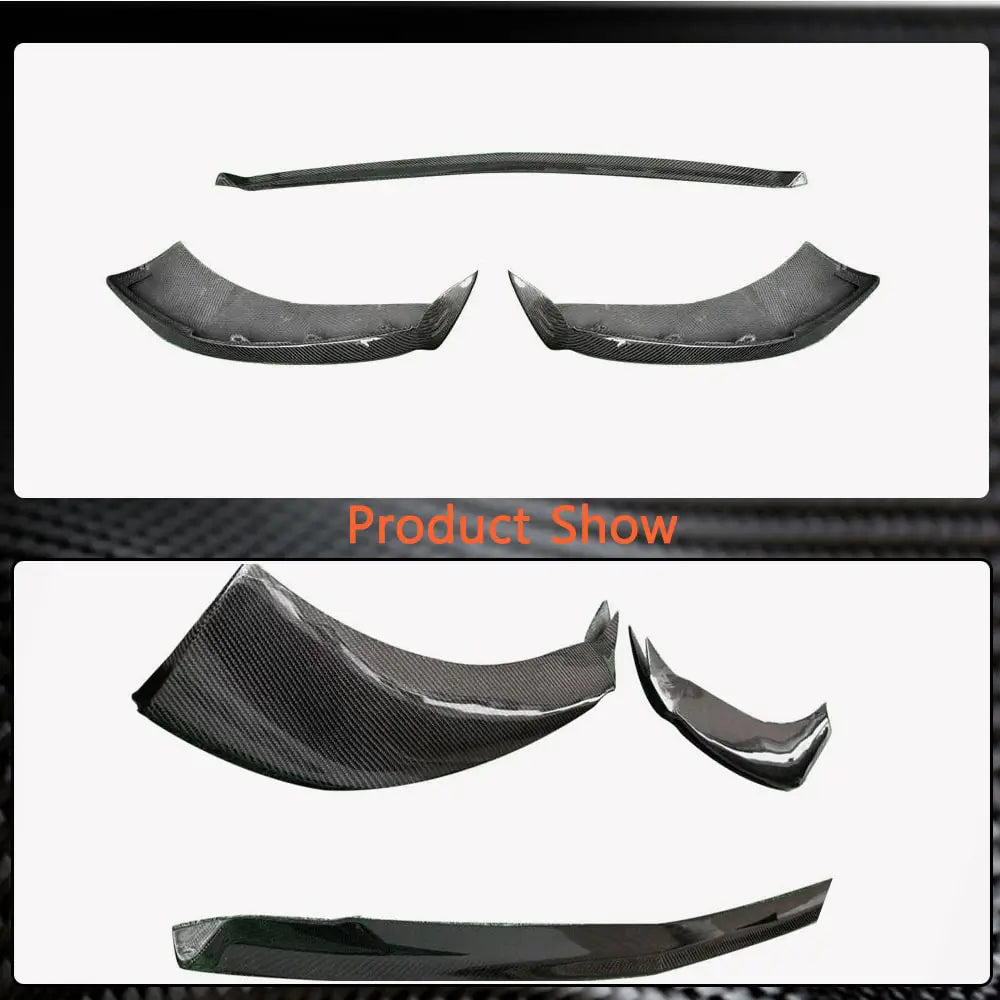 Mercedes S-class W222 2013-2022 Nakładka na przedni zderzak Lip (do AMG-Line 2018-2022, Carbon) zdjęcia 5