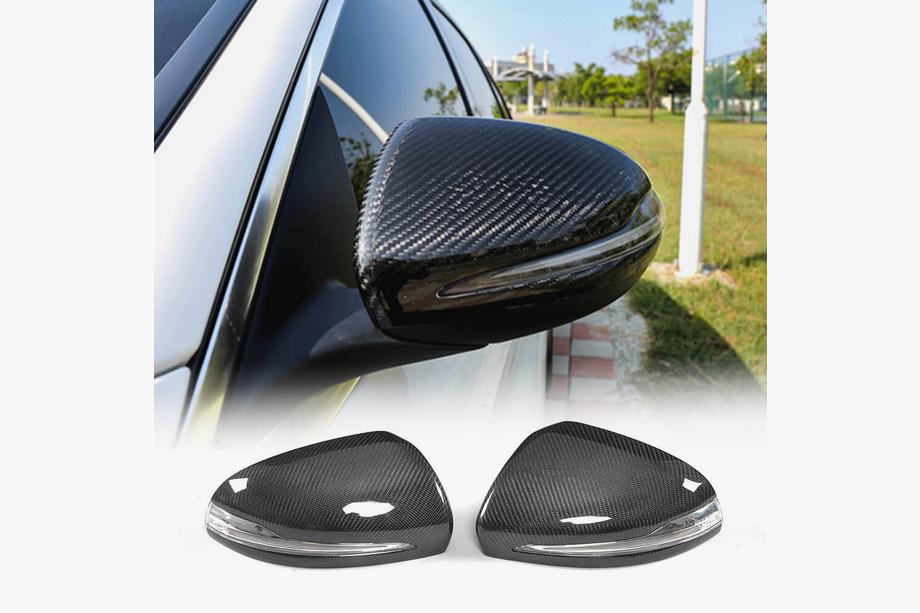 Mercedes S-class W222 2013-2022 Nakładki Lusterek V2 (2014-2017, Carbon) Image