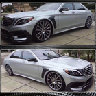 Mercedes S-class W222 2013-2022 Nakładki na przednie błotniki z karbonu (2014-2017) zdjęcia 5