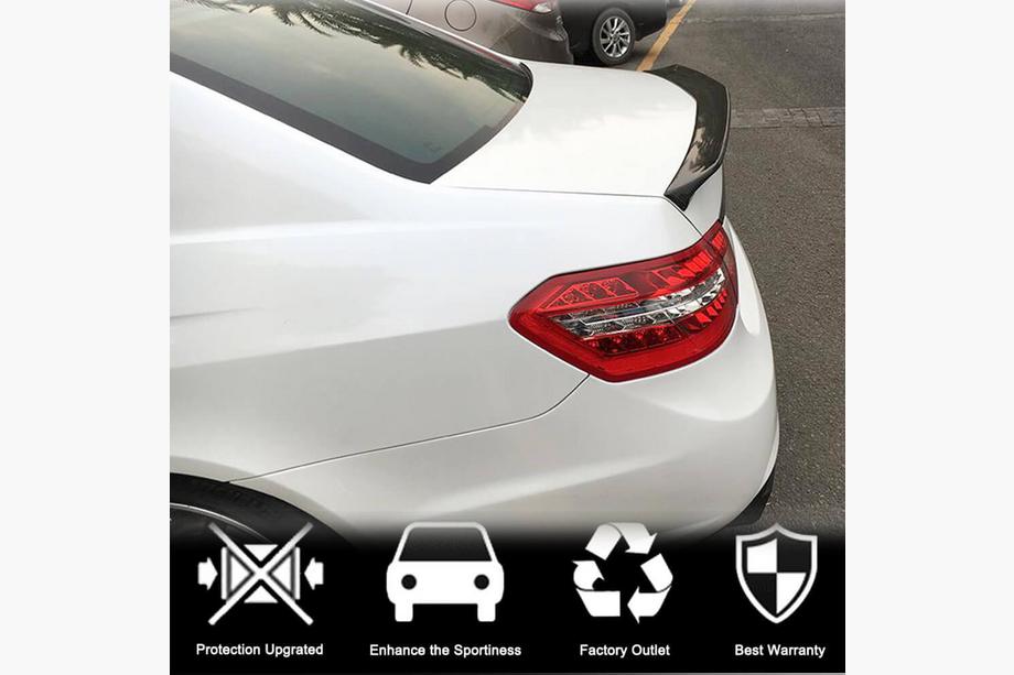 Mercedes E-class W212 2009-2016 Spoiler V1 (Carbon) Zdjęcia 2