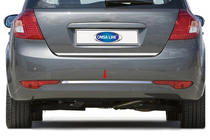 Kia Ceed 2007-2012 Nakładka na tylny zderzak ze stali nierdzewnej OmsaLine (2009-2012, HB) zdjęcia 1