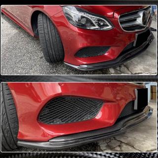Nakładka Zderzaka Przedniego Lip V1 do AMG-Line 2013-2016 Carbon zdjęcia 3