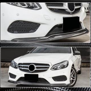 Nakładka Zderzaka Przedniego Lip V1 do AMG-Line 2013-2016 Carbon zdjęcia 4