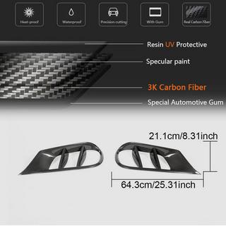 Wstawki do przedniego zderzaka (dla AMG-Line 2013-2016, Carbon) zdjęcia 4