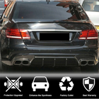 Mercedes E-class W212 2009-2016 Dyfuzor Tylnego Zderzaka V2 do E63 AMG 2013-2016 Carbon zdjęcia 3