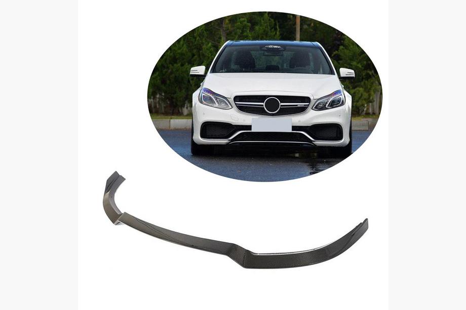 Mercedes E-class W212 2009-2016 Nakładka na przedni zderzak Lip do E63 AMG 2013-2016 Carbon Image